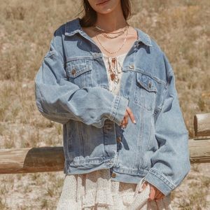 Olive & Paix Size Small oversized denim